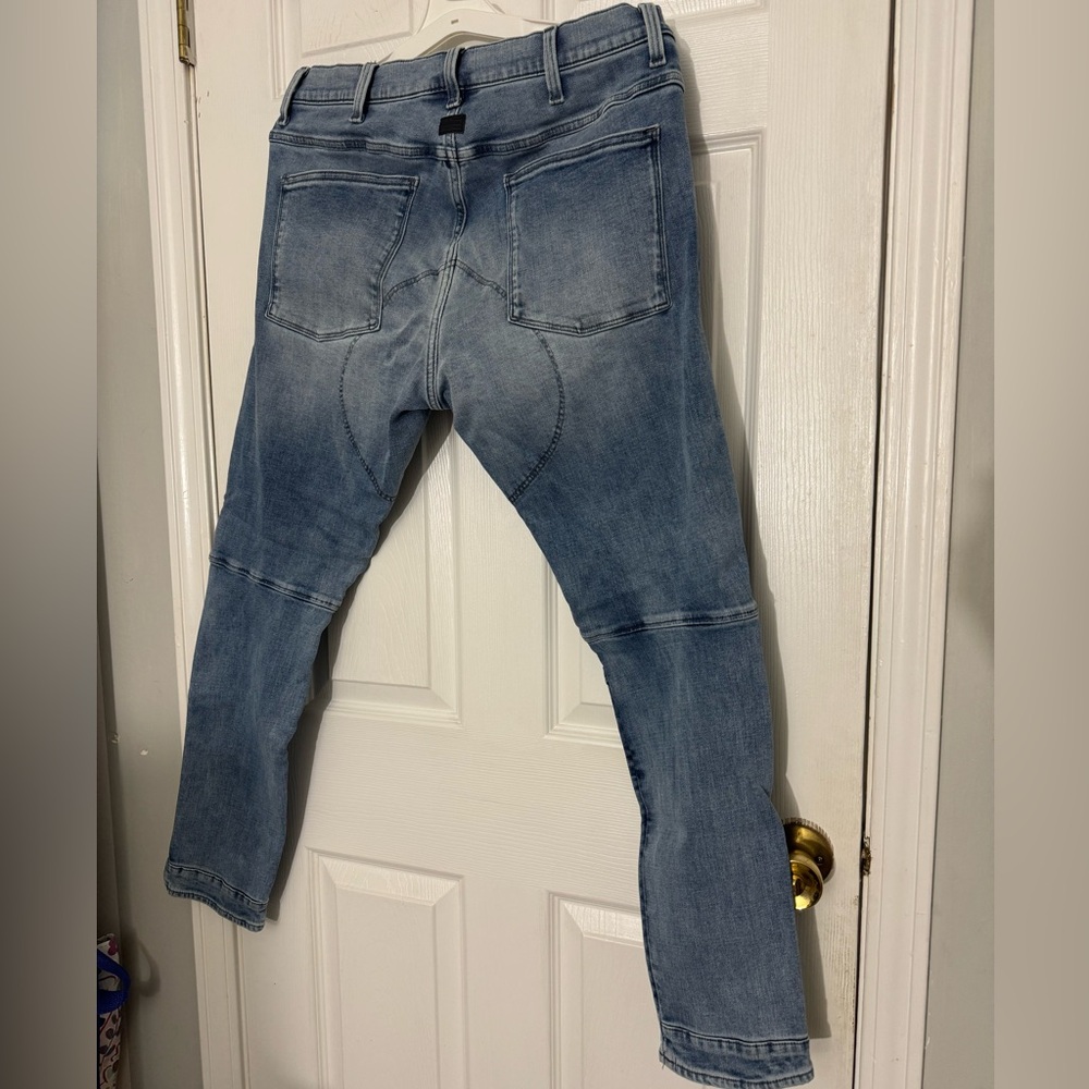 G-Star 3D Zip Knee Skinny Jeans 35x32